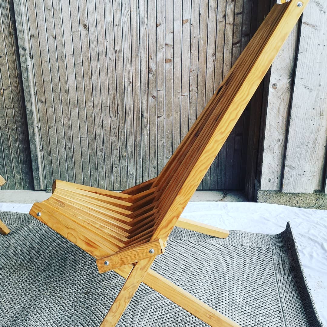 2 chilean vintage wooden