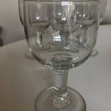 Set de 6 verres tulipe, XIXème