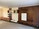 Modular Wall System in Wood Veneer, White Laminate, Glass and