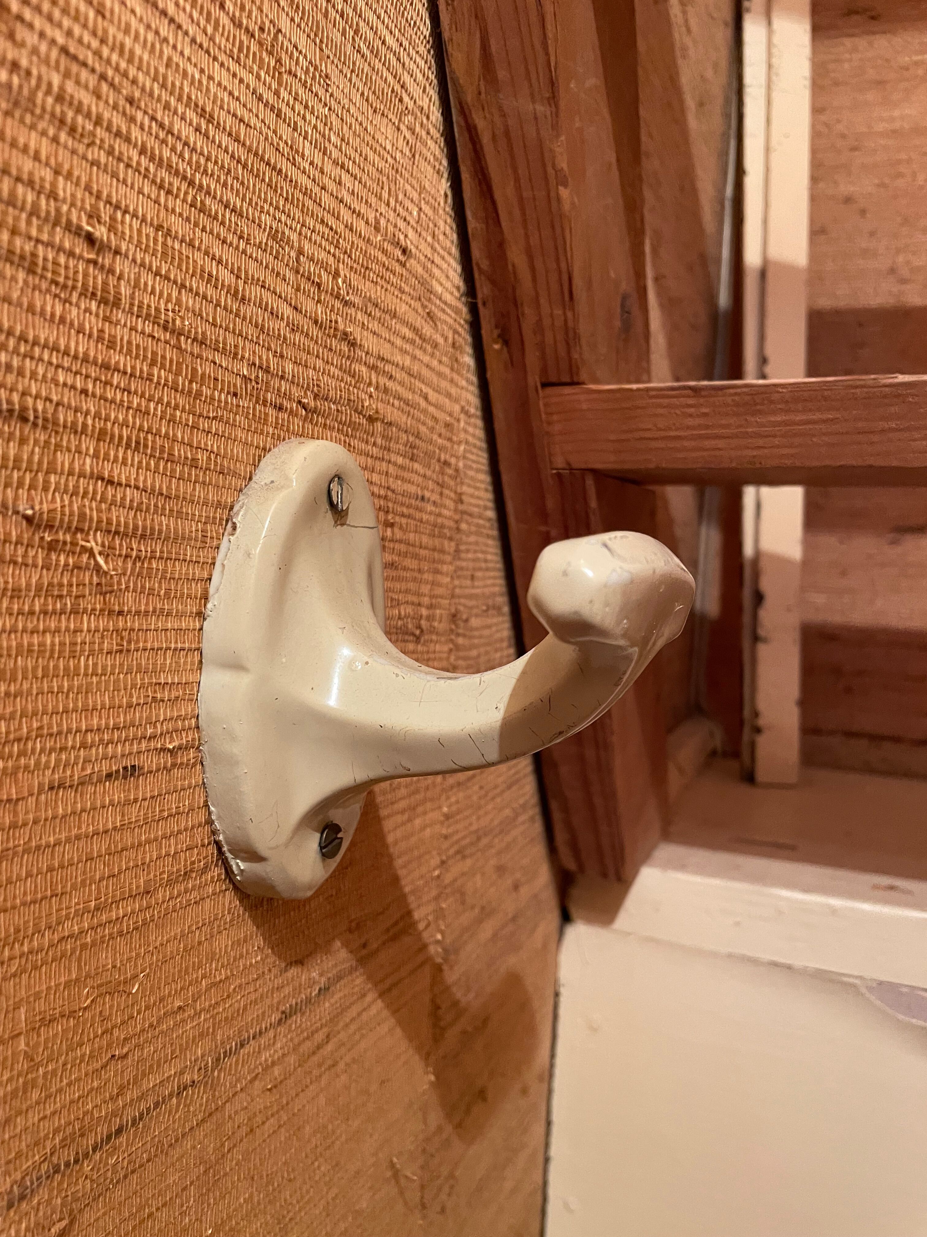 Vintage ceramic wall hook