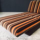 Fold-out extendable lounge chair, 1970s