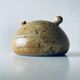 Stoneware sugar bowl