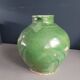 Green glazed terracotta jar