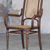 Michael Thonet curved walnut armchair - 1914