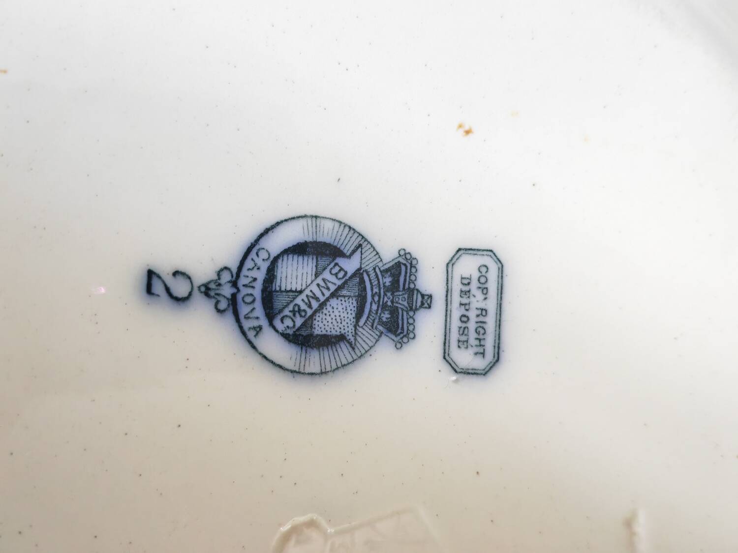 19th century dish bwm&co