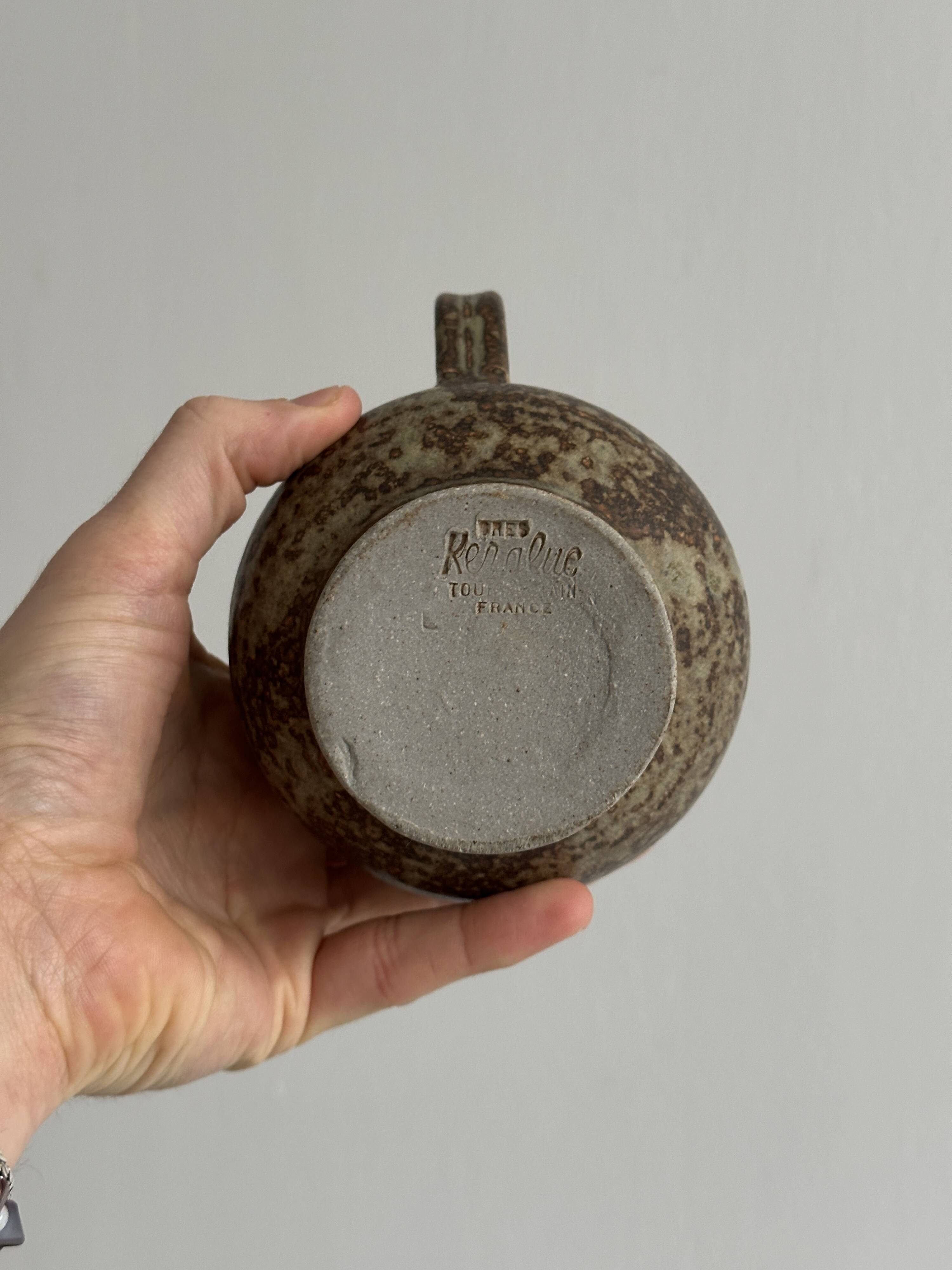 ancient pyrite stone jug