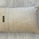 Pair of retro knitted wool cushions