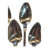 Silver metal housewife 6 spoons, 6 forks