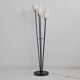 Five-globe opaline glass floor lamp by Arlus