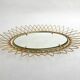 Erdecor Escaut retractable mirror tray • Gilded with fine gold • 1950