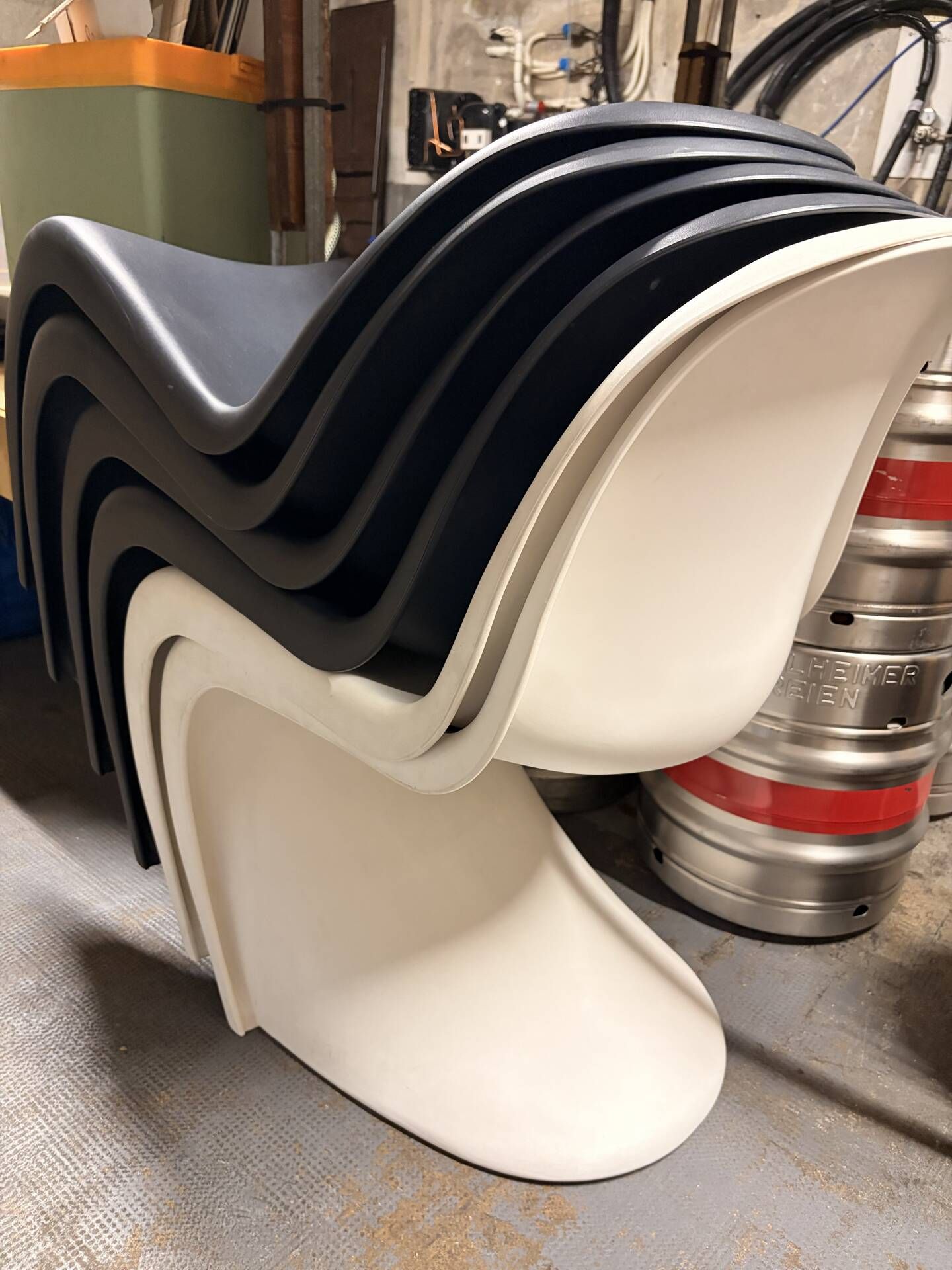Vitra Panton chairs