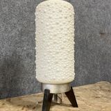 Bubble lamp in white plastic, plexiglass and aluminum from the 70s