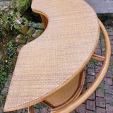70's rattan bar