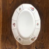 Oval dish Prado Digoin and Sarreguemines