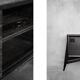 Mid-Century Modern Scandinavian Buffet in Dark Raw Oak with Wooden Handles, 1960s