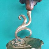 Pair of Art Nouveau candlesticks