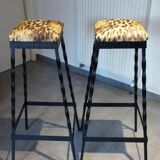 4 brutalist stools from 1950