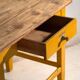 Antique painted pine kitchen table – Central Europe, circa 1920