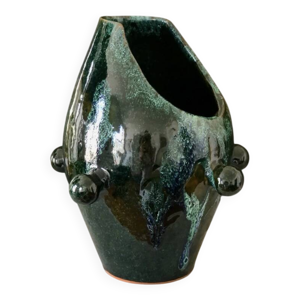 Vase en céramique émaillé