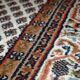 Vintage indian carpet seraband handmade 124cm x 185cm 1980s, 1c623