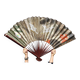 Large Art Deco fan with cranes and cupids in a cage