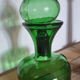 Green glass bottle