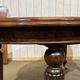 Victorian style oval mahogany table with 1 extension.