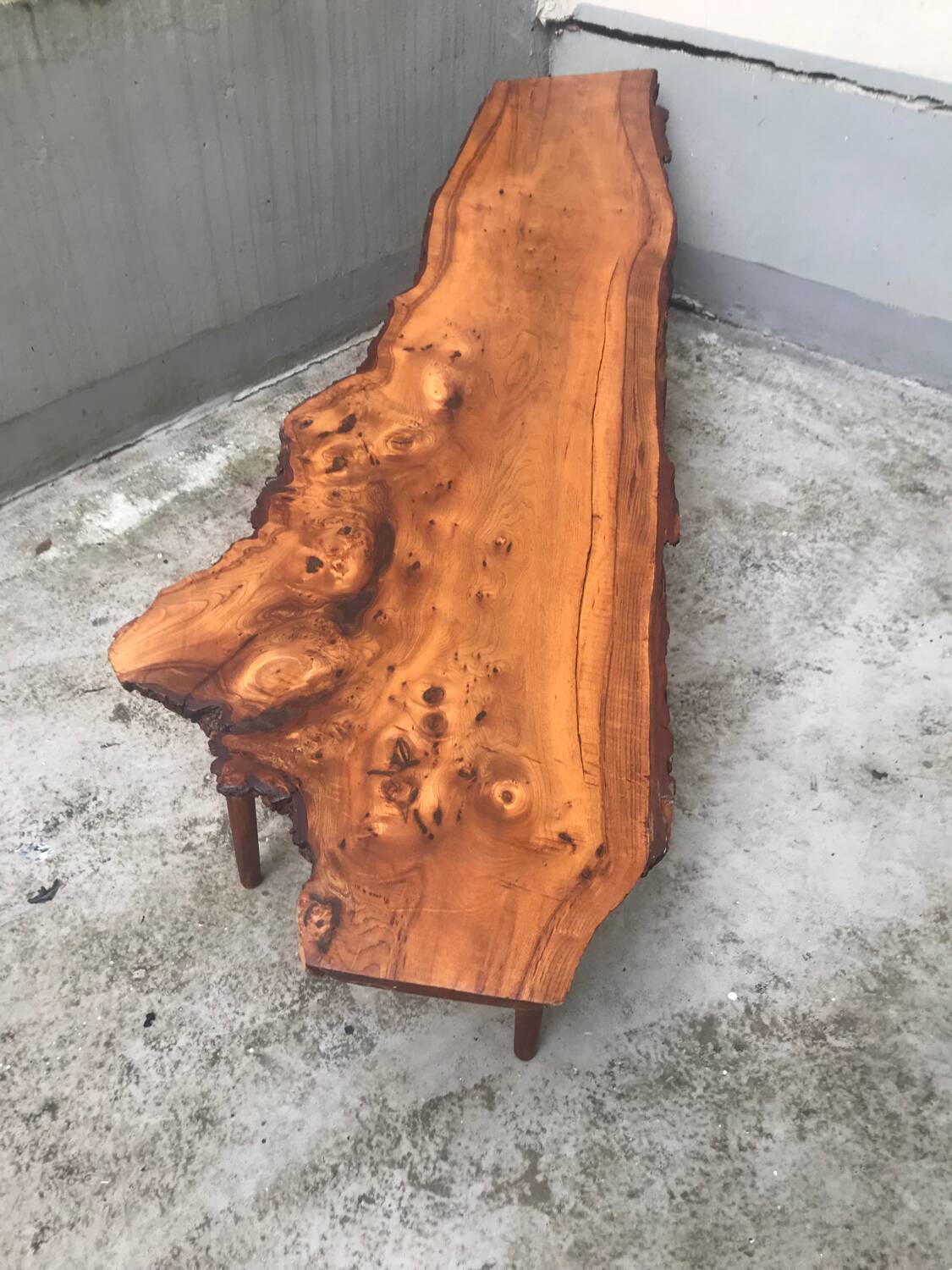 Folk art coffee table