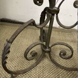 Art Deco wrought iron floor lamp base from the 1930s