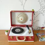 Record player, record player vintage pathé-marconi works