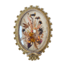 Wall medallion of dried flowers