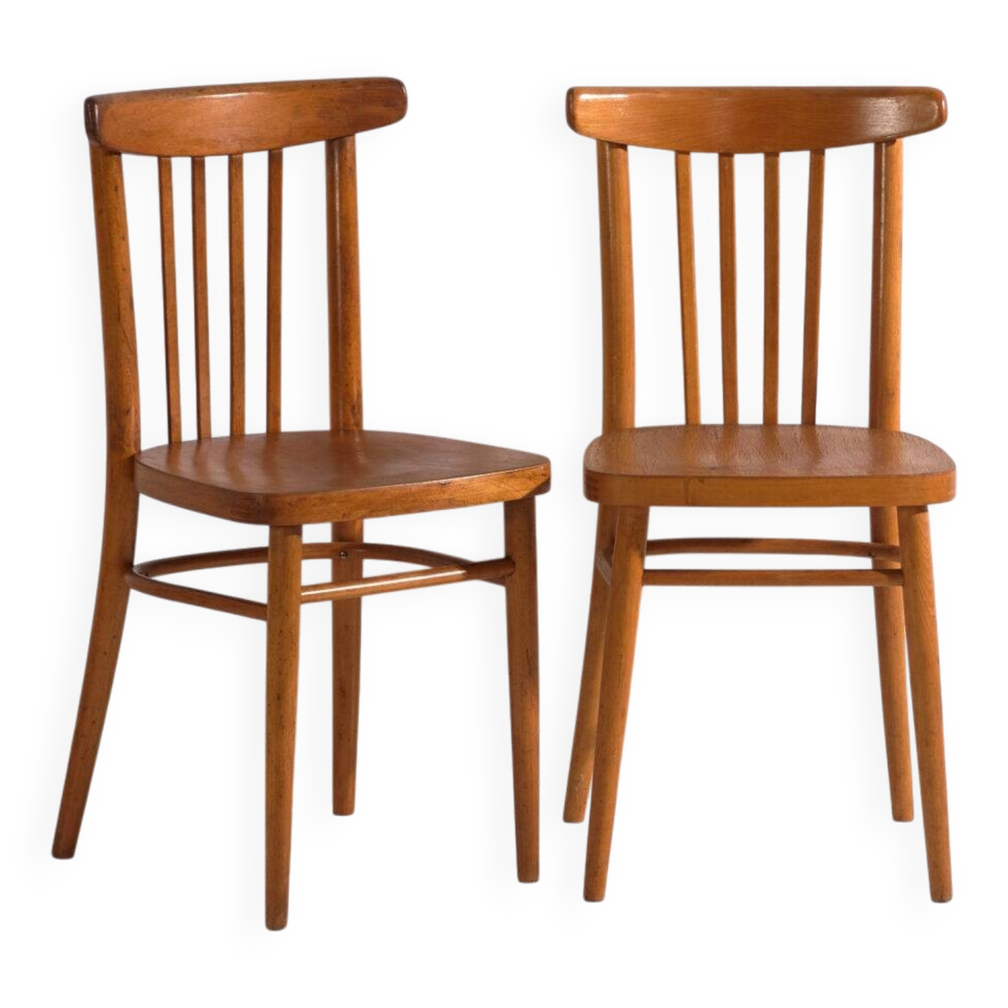 Antique bentwood chairs TON – Czechoslovakia, circa 1960 #9 – Set of 2 pieces