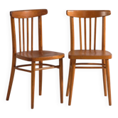 Antique bentwood chairs TON – Czechoslovakia, circa 1960 #9 – Set of 2 pieces