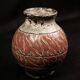 Textured glazed stoneware ball vase by Jérôme Massier, Vallauris