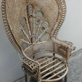 Rattan armchair