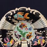 Vintage fruit cup with fish decoration cerdazur monaco