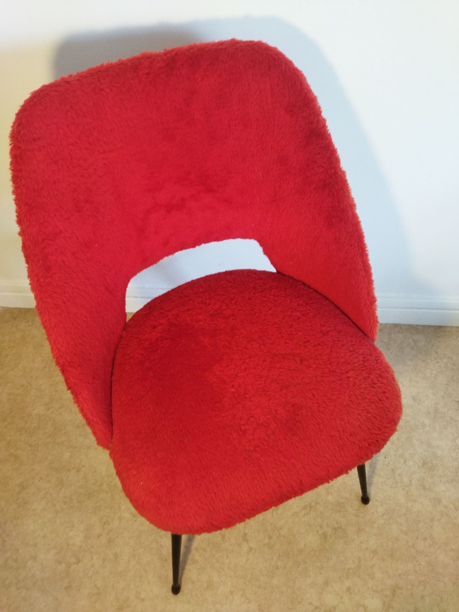 Chaise moumoute