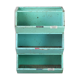 Industrial craft furniture bin storage locker stackable 1950