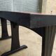 Red formica vintage bistro table