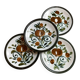 Set of 4 Argenteuil Boch Frères dinner plates
