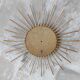 Vintage rattan sun mirror