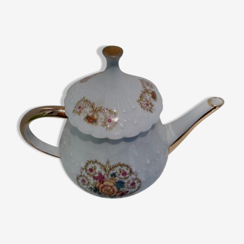 White porcelain teapot from Limoges