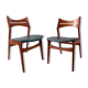 Paire de chaises danoises modele 310 d'Erik Buck, 1960