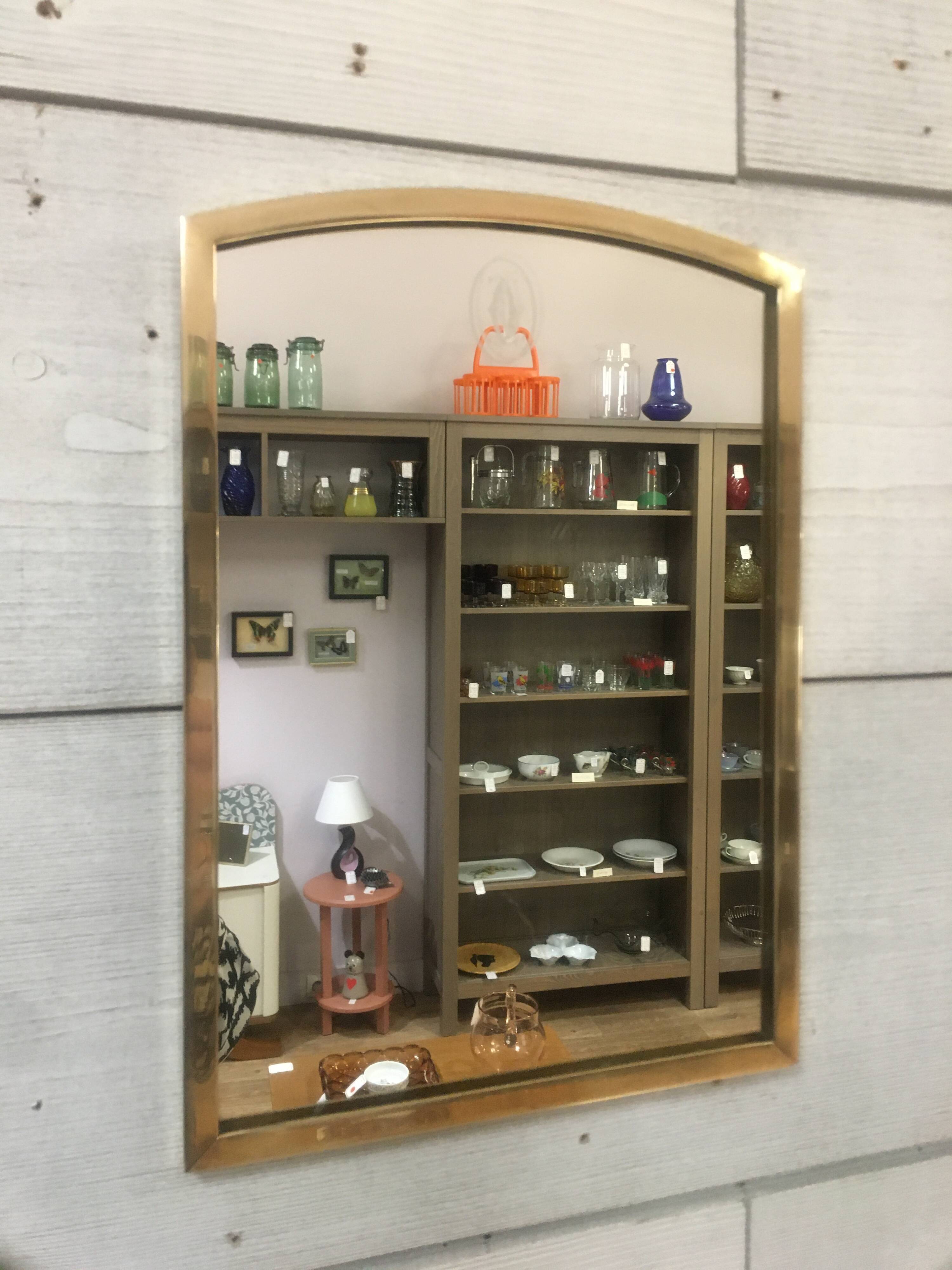 Miroir en laiton Cartier