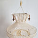 Vintage suspension hook and macramé