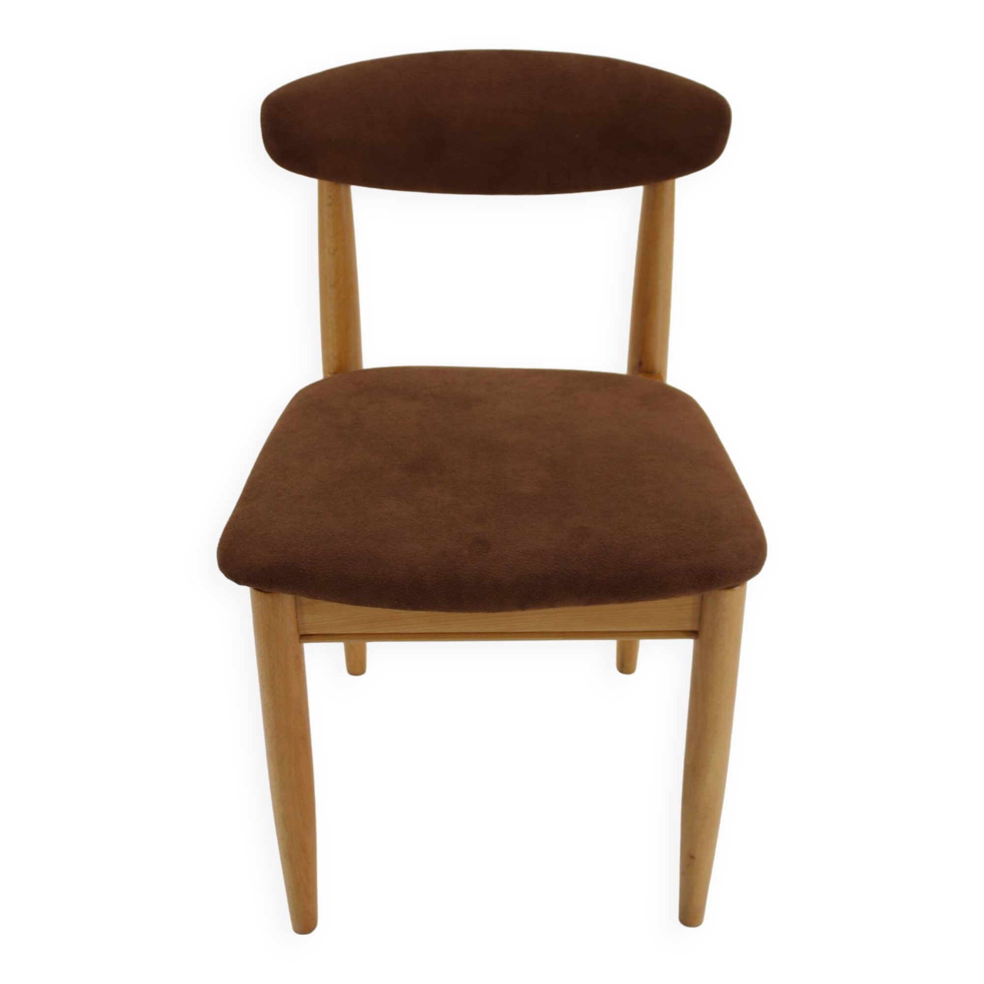 1970s Beech Chair , Czechoslovakia