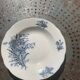 Hollow plate, fruit cup pattern carnations badonviller