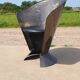 Vintage metal cone chair industrial