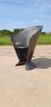 Vintage metal cone chair industrial