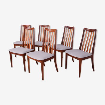 Mid-Century Teak Dining Chairs by Leslie Dandy for G-Plan, 1960s, Set of 6